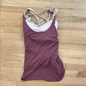 Women's Mauve Strappy Top